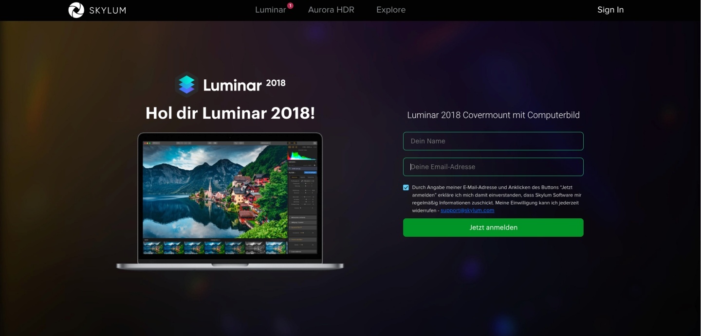 『 Luminar 2018 』限時免費活動！現省 2000 元！超強大的修圖軟體，超多專業濾鏡！大家不要錯過啦！
