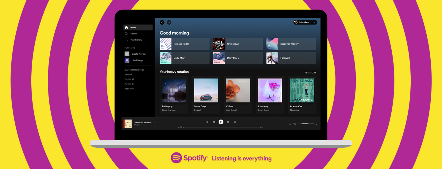Spotify 電腦版介面更新！整體變得更清爽了，還可直接拖曳歌曲至播放清單中 同場加映：多裝置連結功能