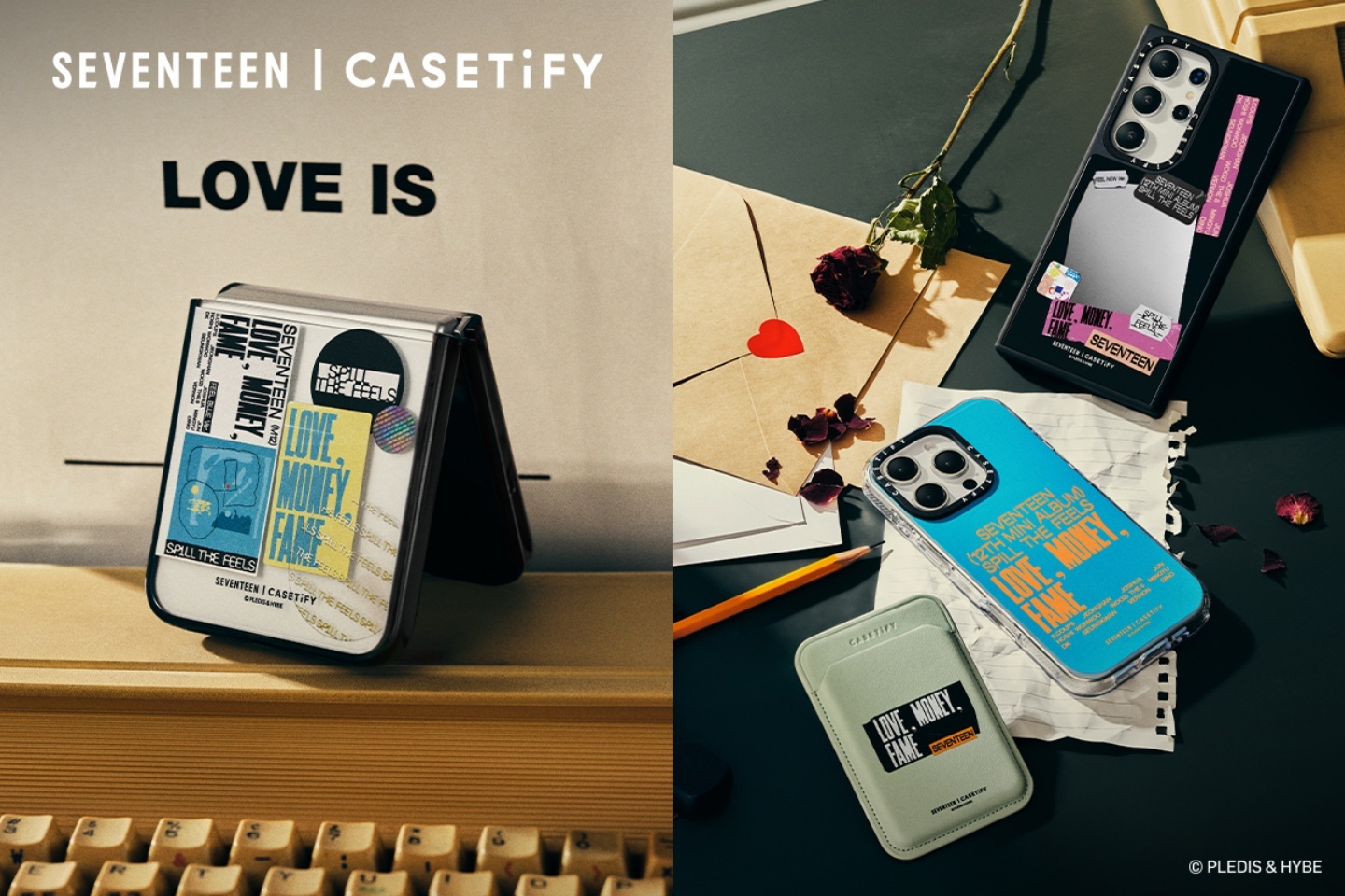 CASETiFY 與 SEVENTEEN 合作！推出以迷你專輯《SPILL THE FEELS》為靈感的聯名系列