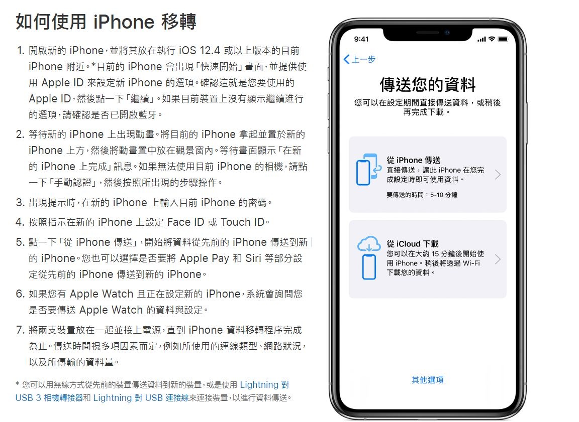 蘋果釋出iOS 12.4版本：新舊iPhone資料轉移新方法、Apple Watch 對講機功能回來啦