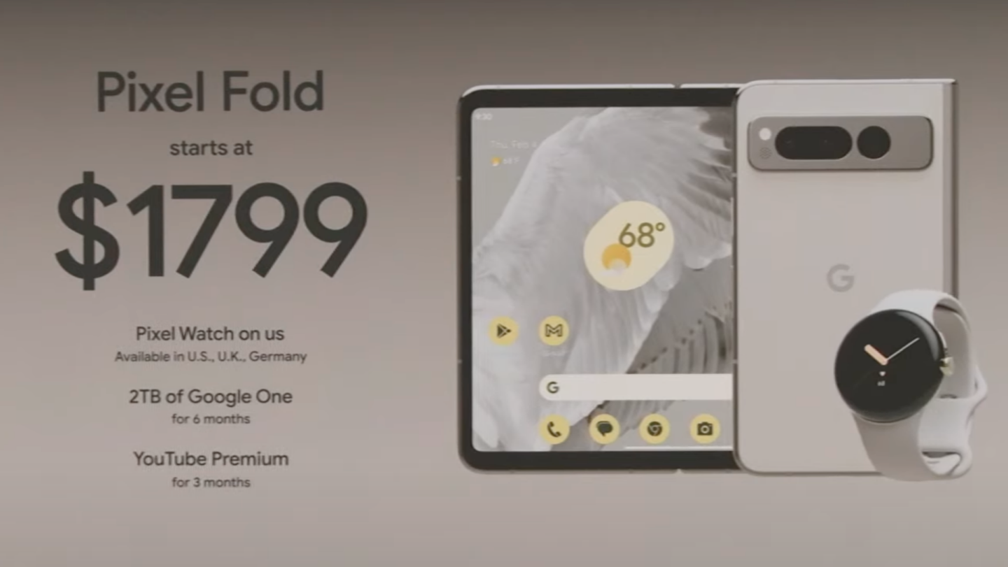 Google 首支摺疊手機 Pixel Fold 來了！三星防水摺疊手機不再一支獨秀？五大看點整理