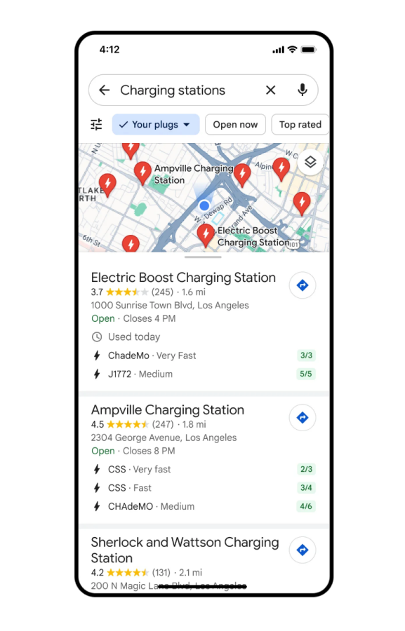 Google Maps 將推出新的『 AR 導航 』！快速搜尋『 電動車充電站 』實用功能也上線