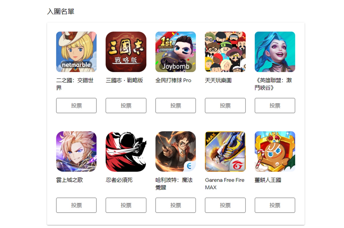 Google Play 年度最受歡迎 App 入圍名單出爐！水滴發票、To-Do List 皆入榜