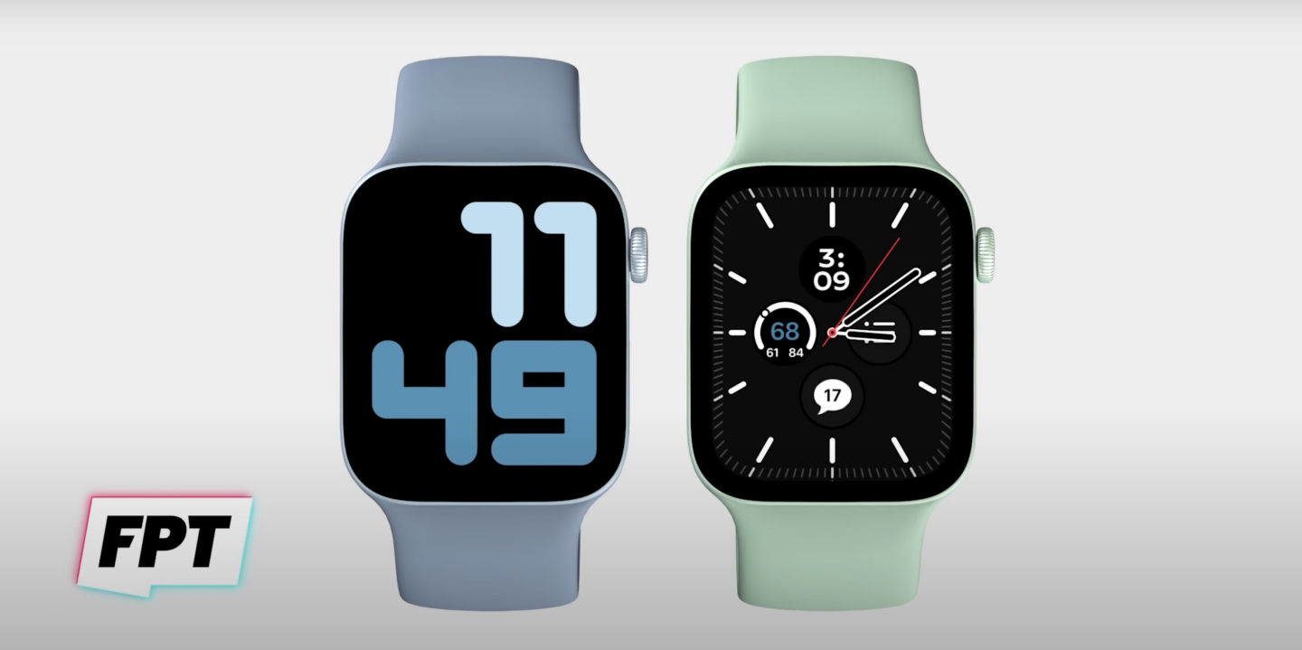 Apple Watch 7 最新渲染圖曝光！錶面可能改採平整邊緣設計，並有機會推出新色綠色