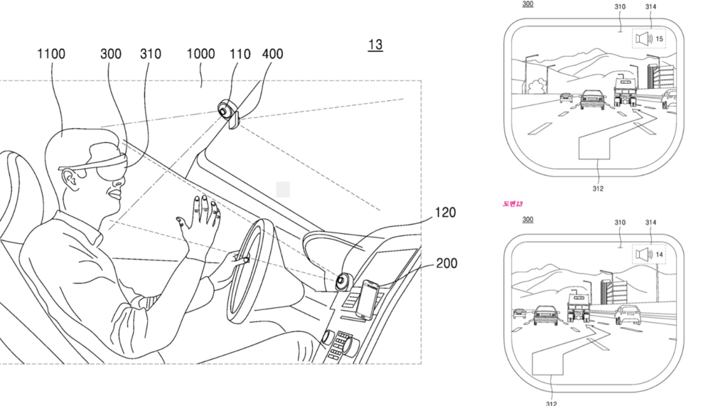 三星 AR 眼鏡專利曝光 直接投影導航訊息到駕駛眼前！