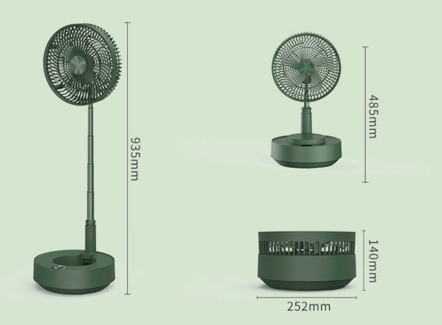 小米有品推出『 愛登加濕收納淨化扇 』！是電風扇也是加濕器！機身可伸縮收納好方便