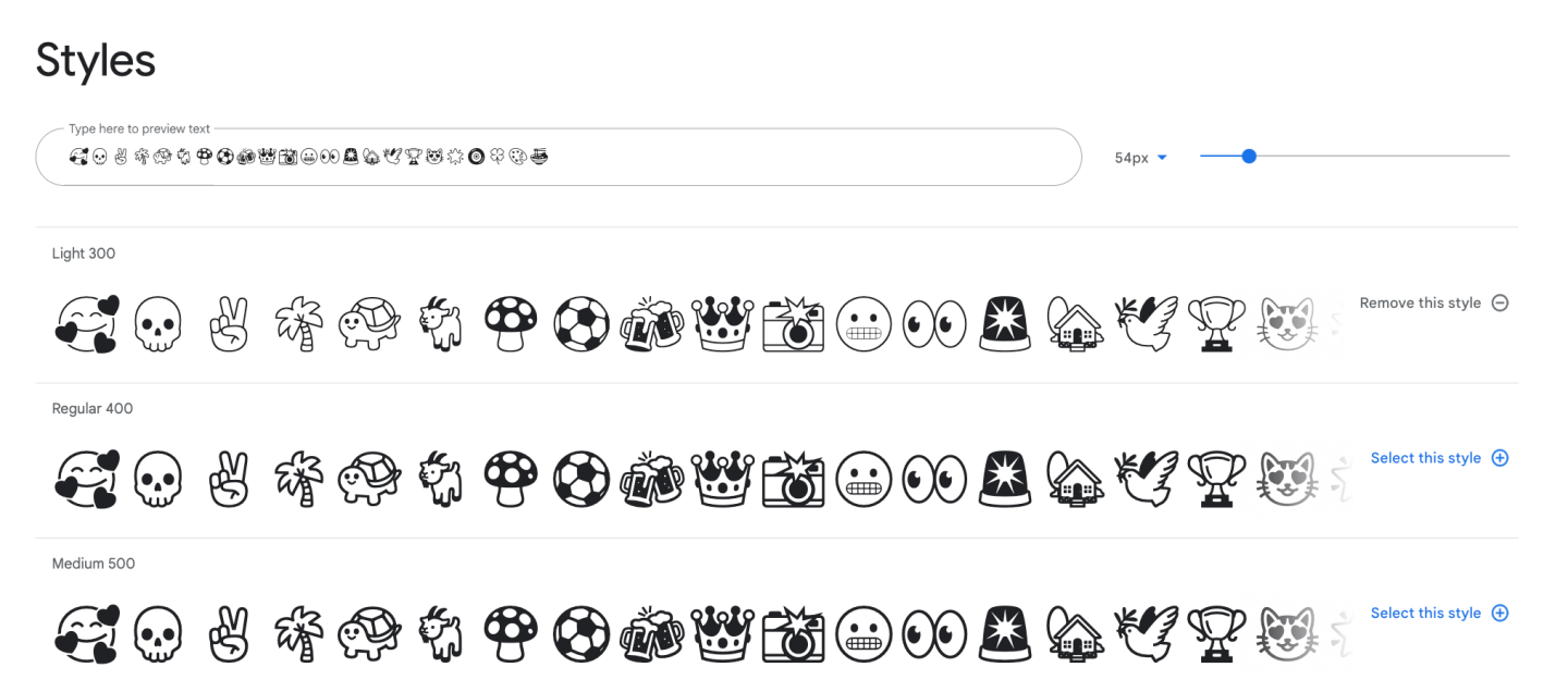 Google Fonts 推出全新『 Noto Emoji 』！黑白線條設計超俐落 線上就能免費下載