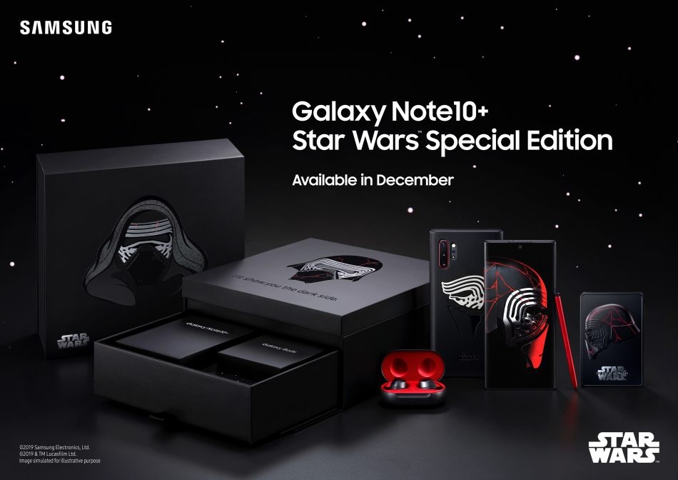 三星推出 Note10+ 星際大戰天行者版本 附贈 Galaxy Buds 和凱羅忍主題皮套