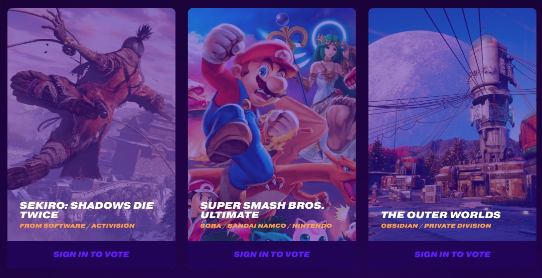 遊戲界的奧斯卡獎 The Game Awards 2019 公布入圍名單 《死亡擱淺》《控制》跟《隻狼：暗影雙死》入圍多項大獎