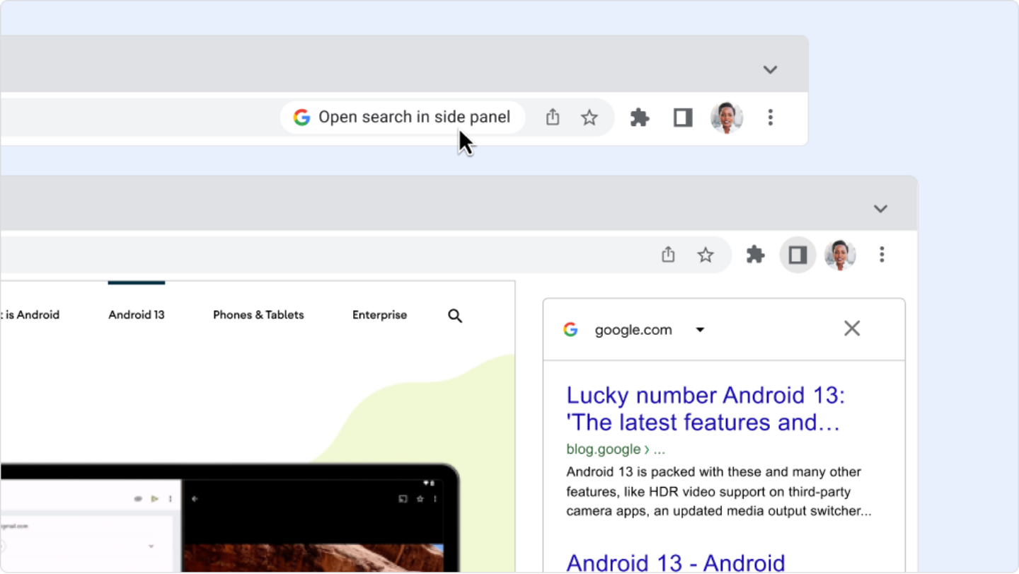 Google Chrome 新功能：將搜尋結果列在側邊欄位 不用往返網頁就可以比對！