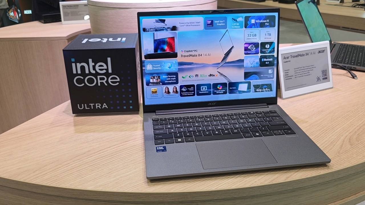 Acer IFA 2025 新品：TravelMate X14 AI 新系列商務筆電＋Vero 系列雷射投影機，生活的雙重升級