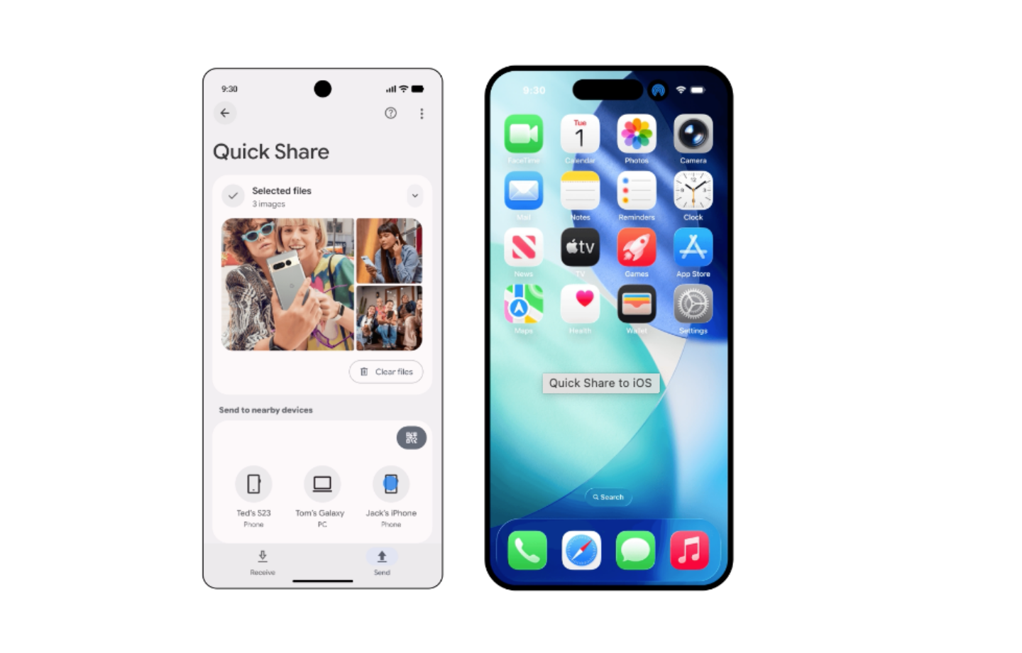 Google 擴大 Quick Share 支援！三星、小米、OPPO 都能更方便傳檔