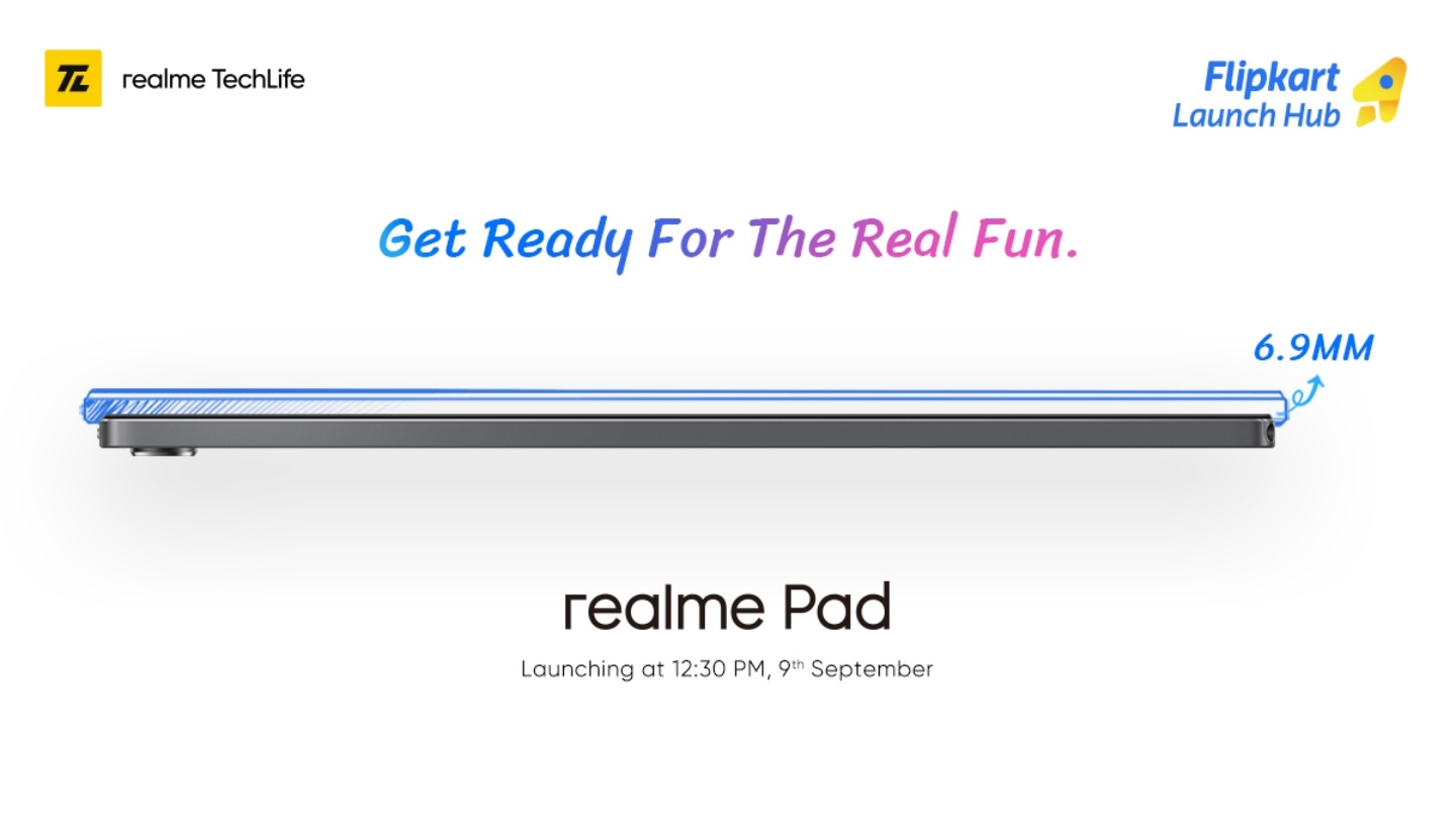 realme 將於 9/9 舉辦線上發表會！預計亮相首款平板 realme Pad 和 realme 8s/8i 兩款新機