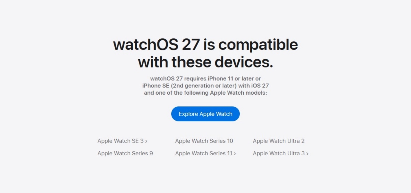 watchOS 27 震撼登場！智慧新功能全面升級 但這些經典錶款將告別舞台