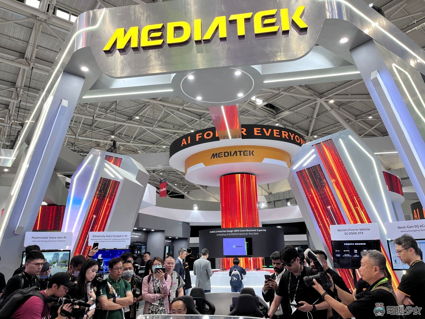 Computex 2025｜聯發科技展區：從混合運算到 AI 生活地圖 一站式體驗未來科技