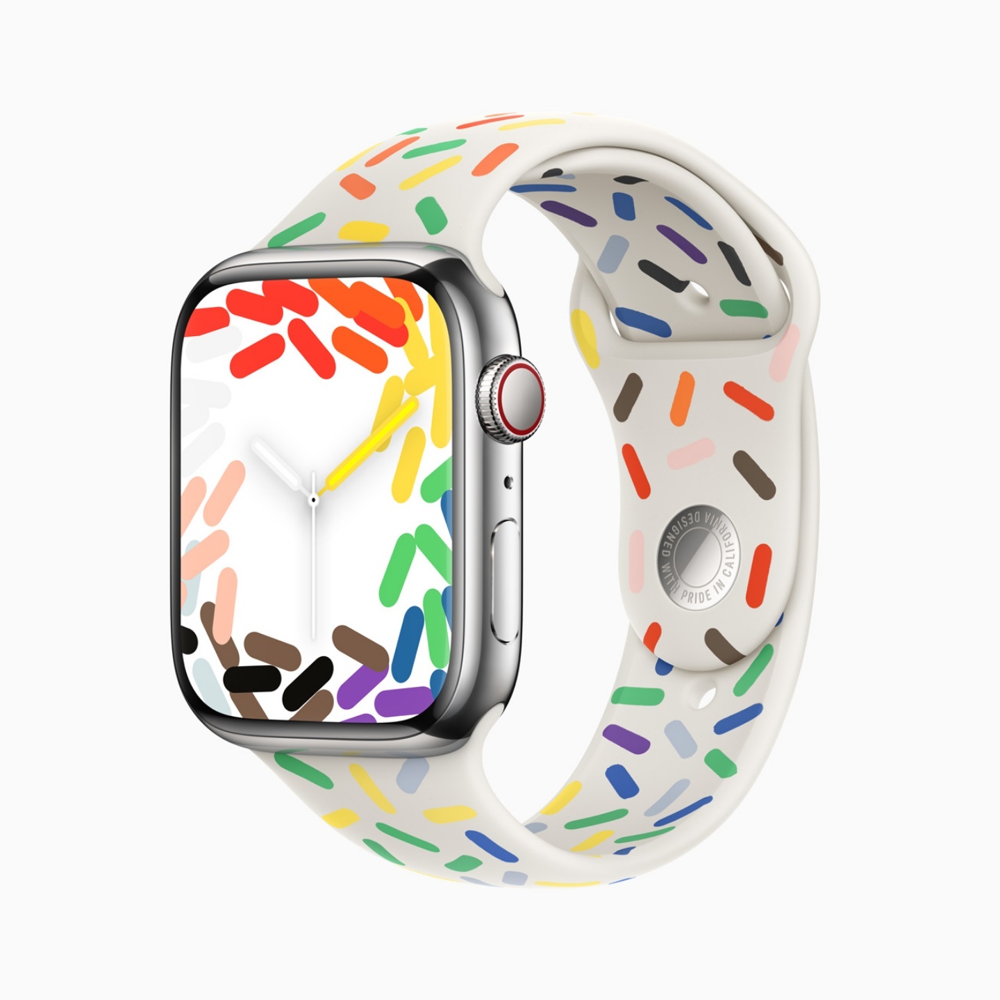 Apple Watch Pride 新款錶帶亮相！設計繽紛新穎，但怎麼越看越像彩虹巧克力米