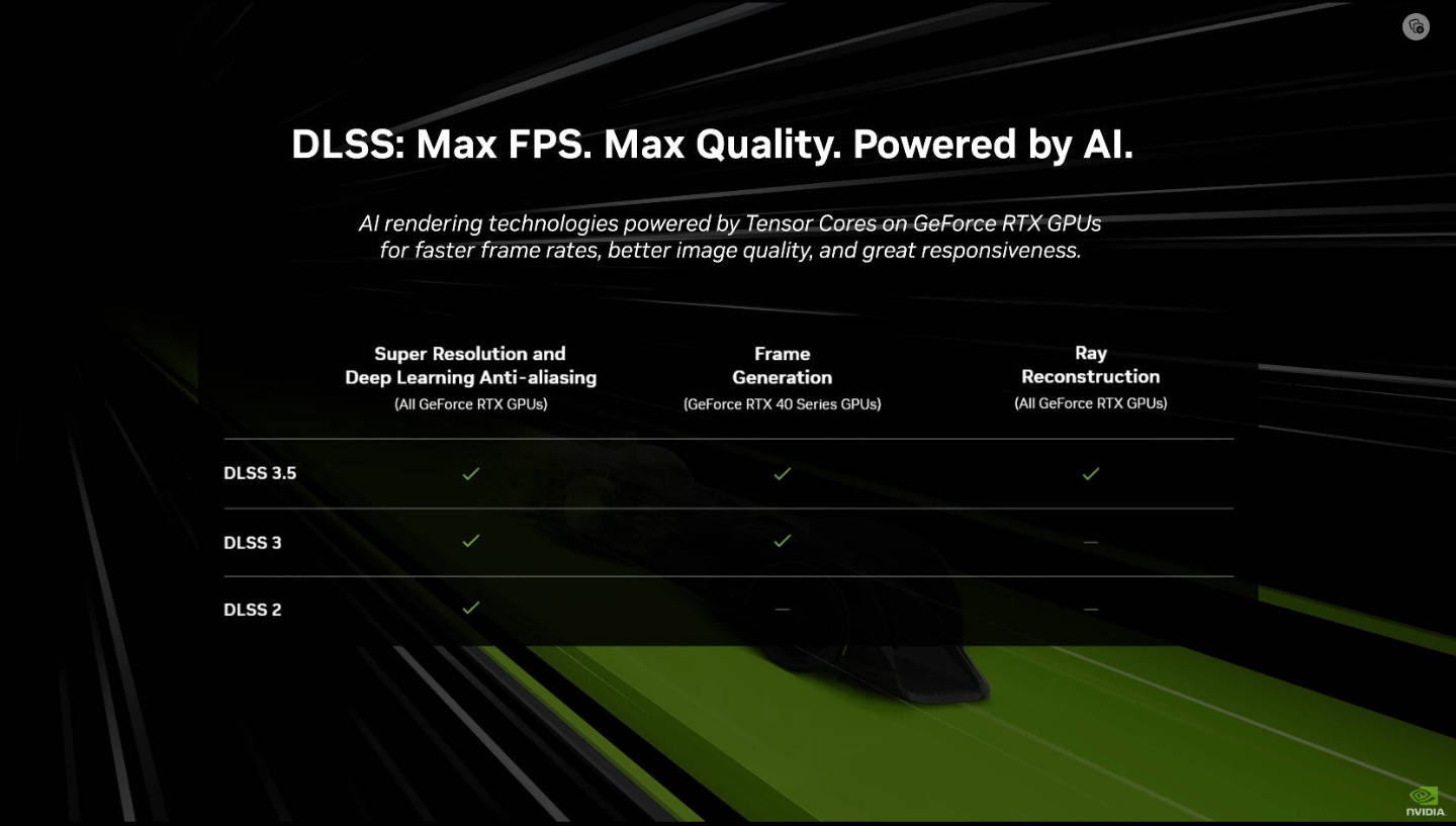 NVIDIA DLSS 3.5 亮相：更聰明的 AI、更精緻的光線追蹤、甚至 RTX 全系列顯卡都支援？！