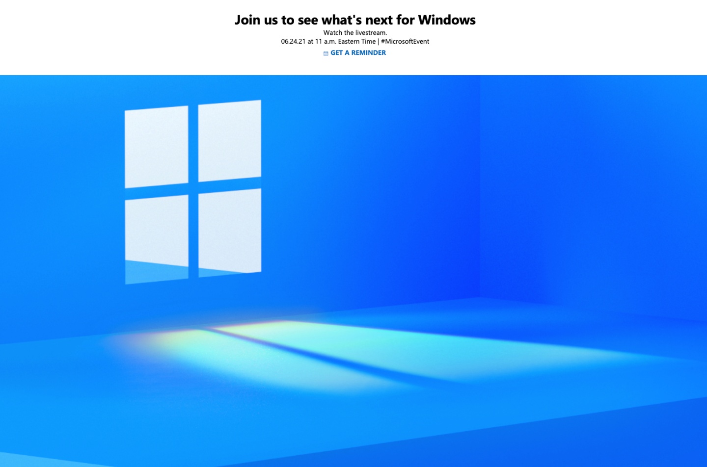 新一代 Windows 系統要來了！微軟將於 6/24 舉辦線上發表會