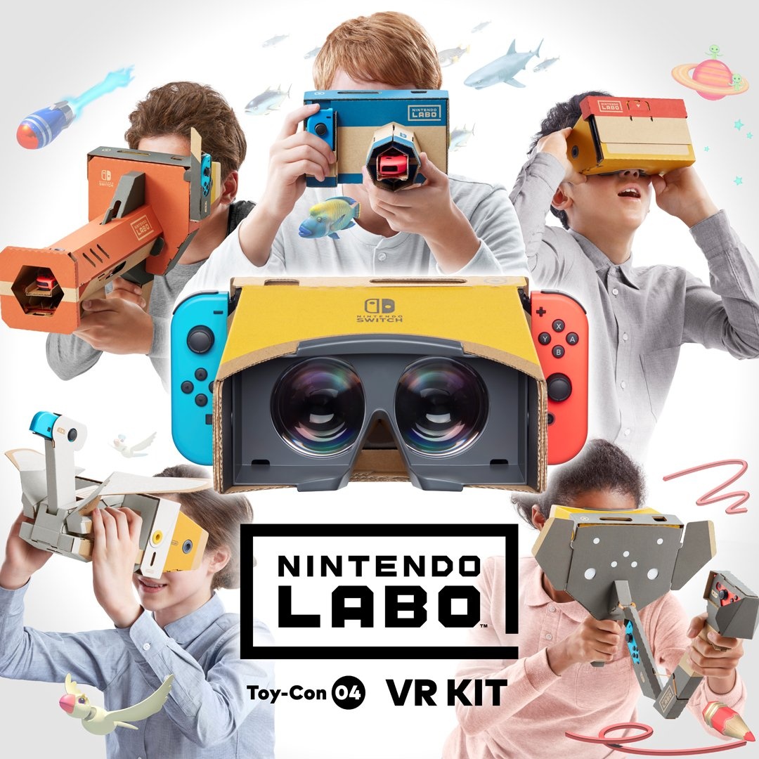 Switch專屬的Labo紙板配件 又有新花樣 這次竟然可以折出VR眼鏡