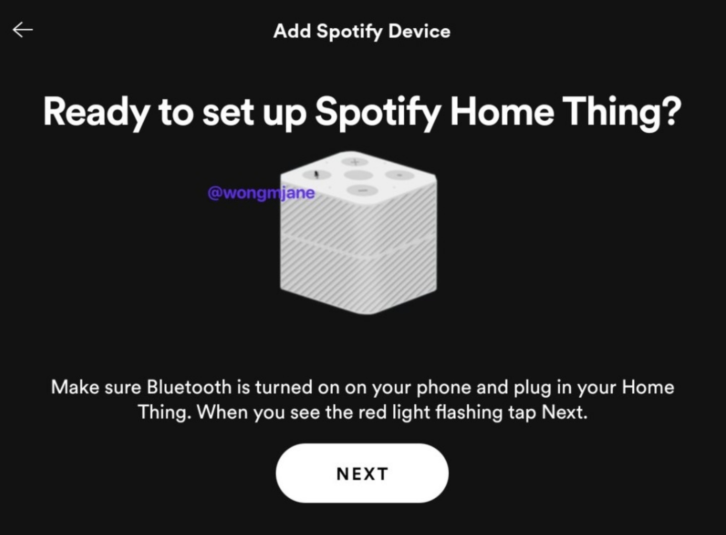 Spotify 計畫推出自家喇叭『 Home Thing 』？外型超簡單只有五個按鈕