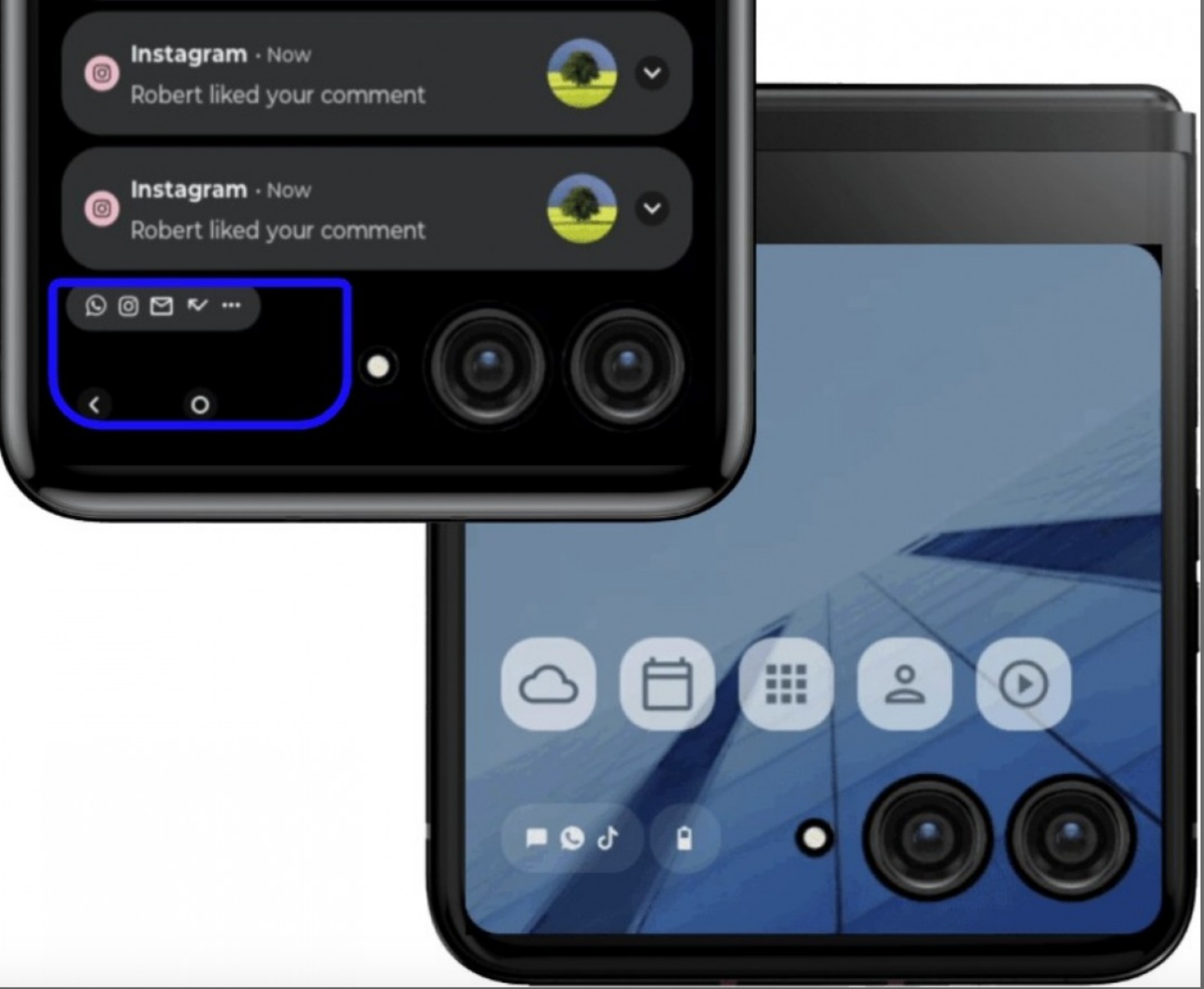 Motorola razr 2023 渲染圖曝光！亮點在變得更大的封面螢幕