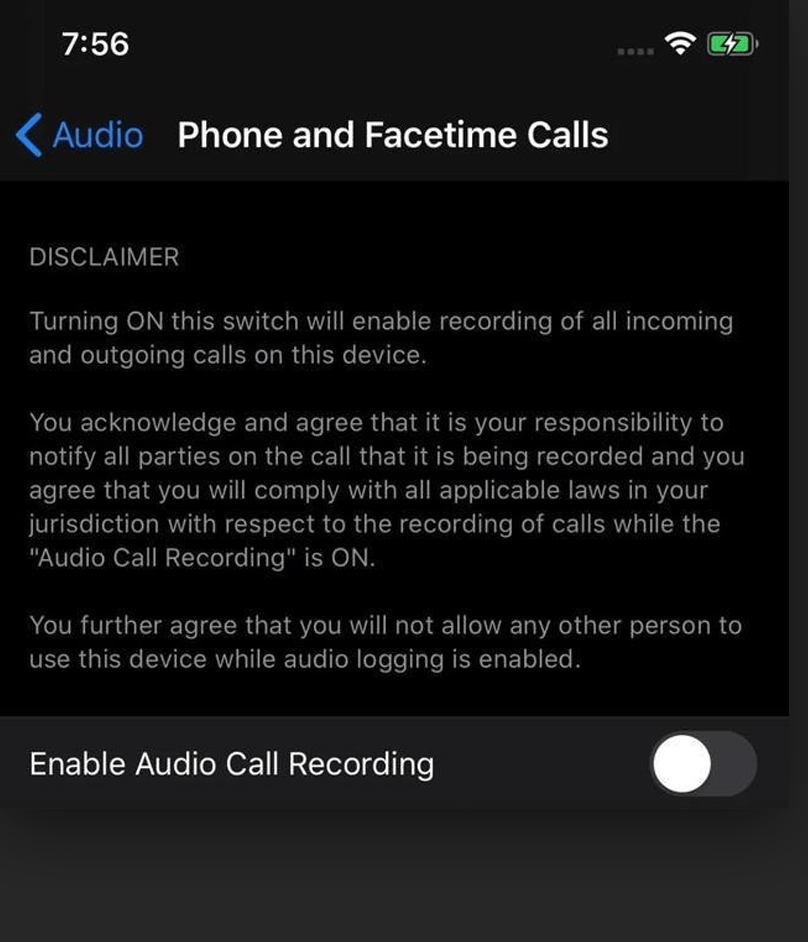 iOS 14 可以通話錄音！.....抱歉 這僅限 Apple 內部測試用