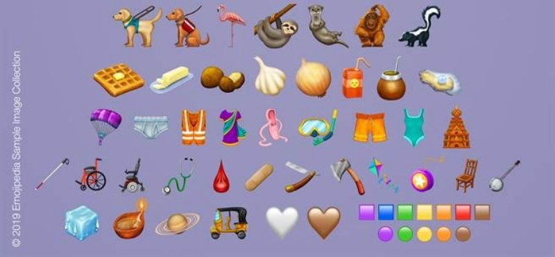 最新Emoji表情有『水獺、樹懶』，有機會在 iOS 13 / Android Q 上更新