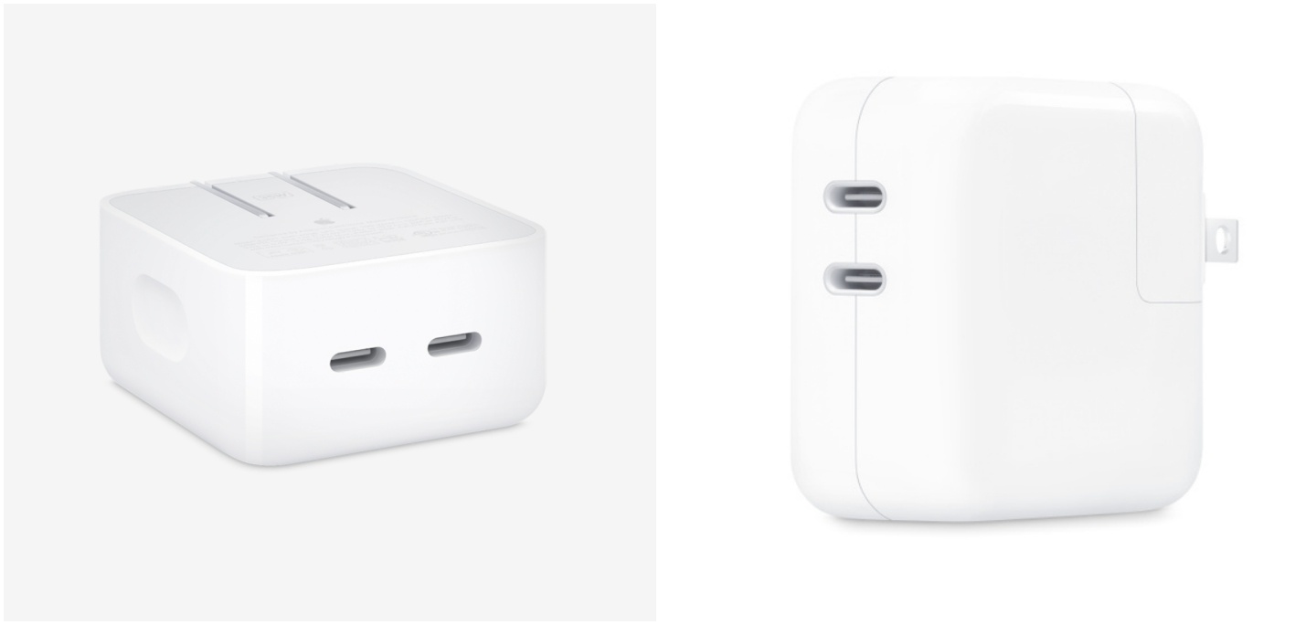具備 35W 雙 USB-C 埠的充電器在蘋果官網開賣！可同時替兩部裝置充電，售價新台幣 1,690 元
