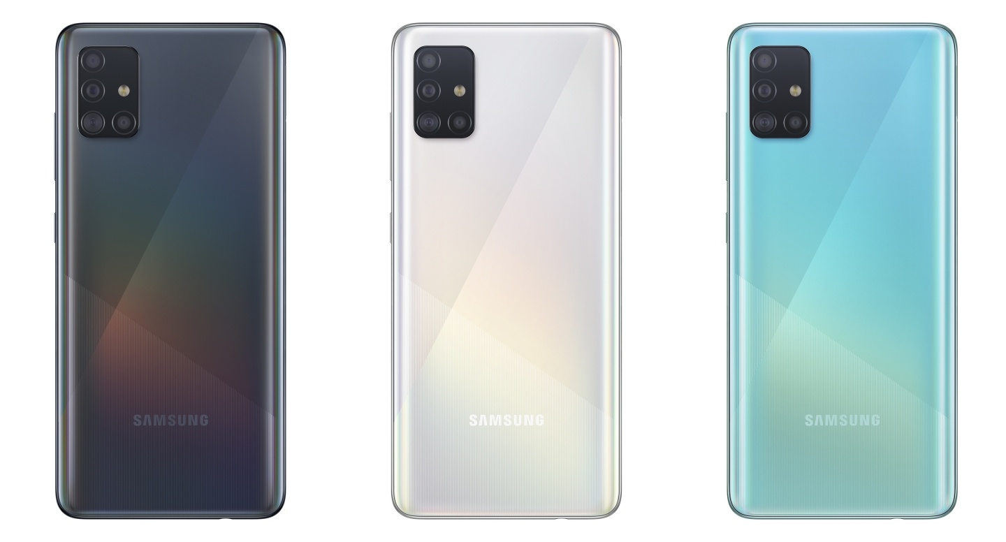 三星 Galaxy A51 正式在台開賣，四鏡頭美型機超吸睛！另一新機 A71 將於二月上市！