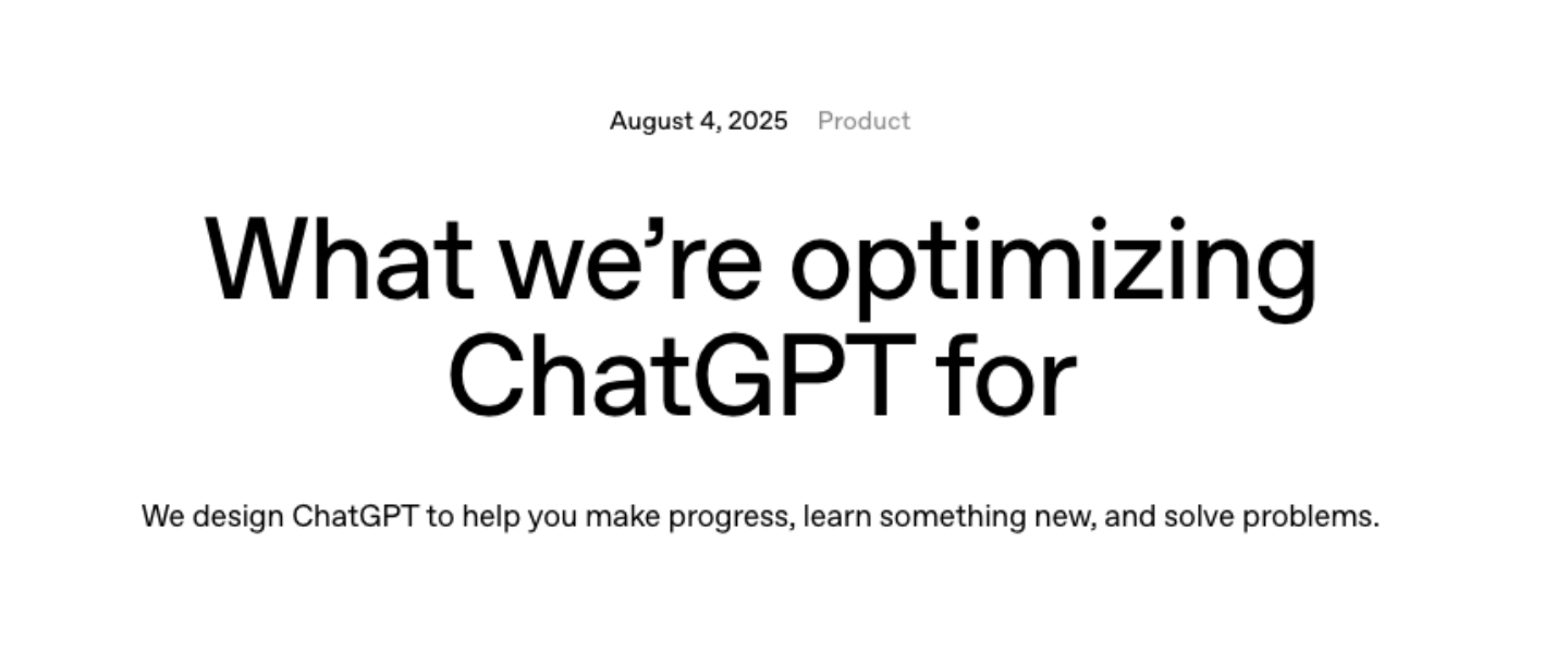 ChatGPT 現在會提醒你要休息啦！