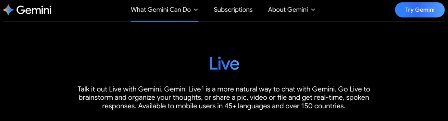 Gemini Live 升級！Google 行事曆、Tasks、Keep 隨叫隨到