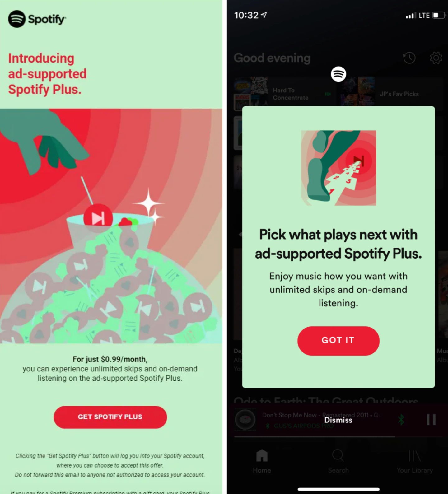 Spotify 現正測試新方案『 Spotify Plus 』 月費只要 30 元，但仍會看到廣告