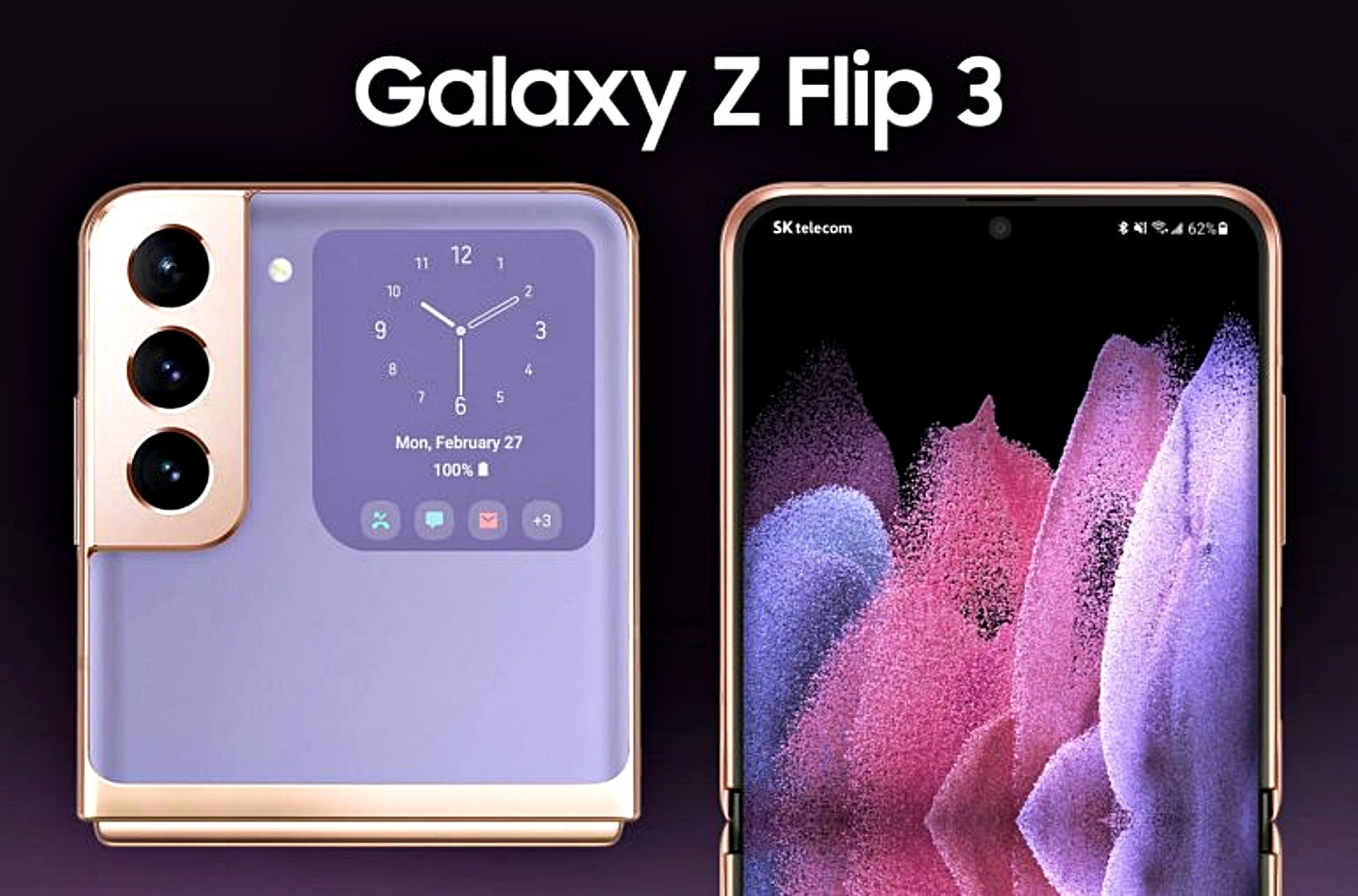 三星摺疊機『 Galaxy Z Flip3 』規格、渲染圖曝光啦！有可能搭載高通驍龍 S888 處理器＋三主鏡頭