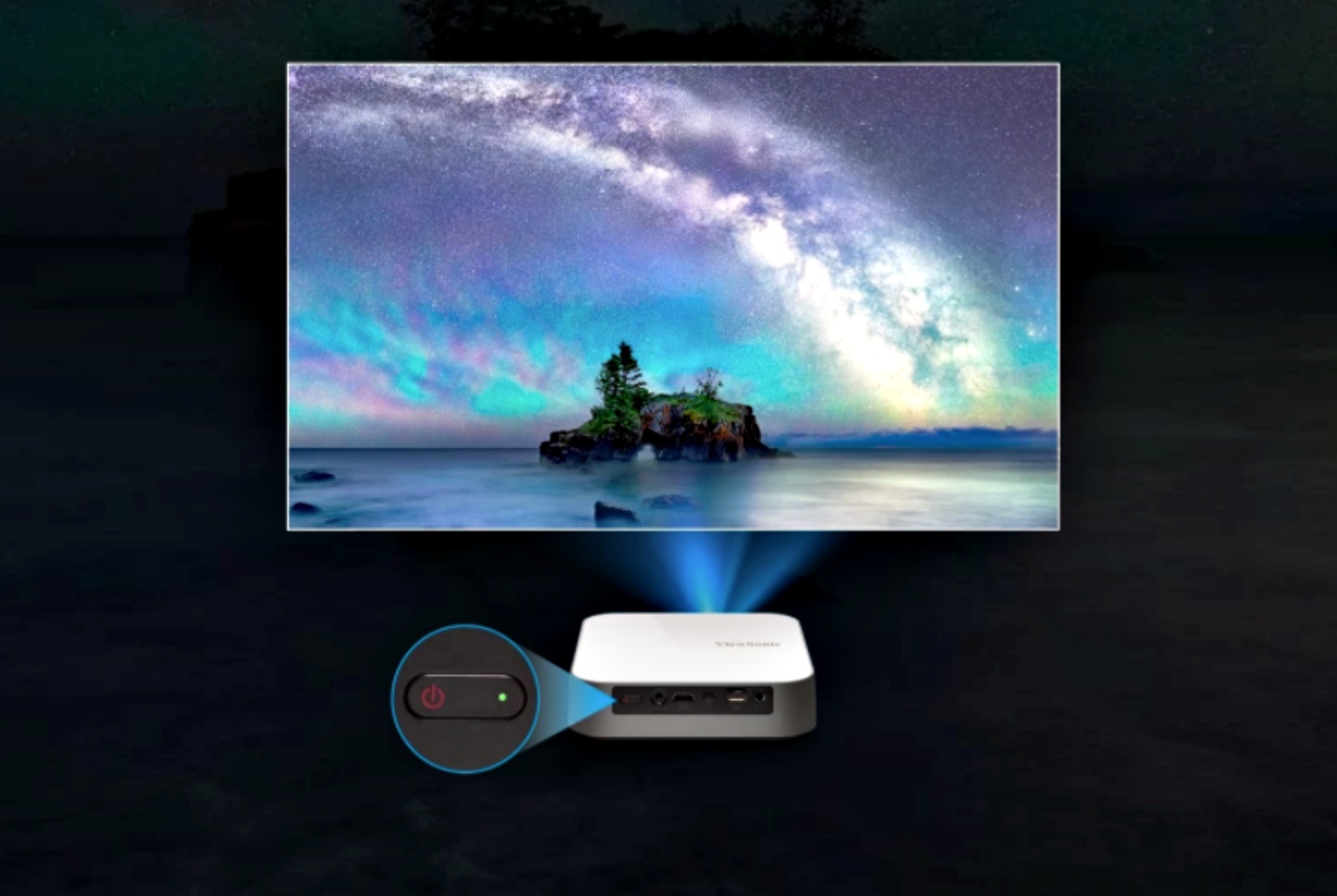 ViewSonic 新推出微型投影機 M2e！支援自動觸發瞬時對焦，搭載 Harman Kardon 喇叭升級影音體驗！
