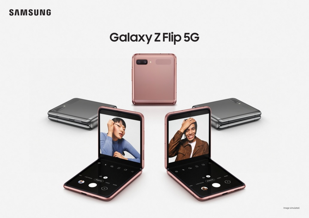 三星推出 Galaxy Z Flip 5G 版！是首款採用高通 S865 Plus 5G 晶片的摺疊手機
