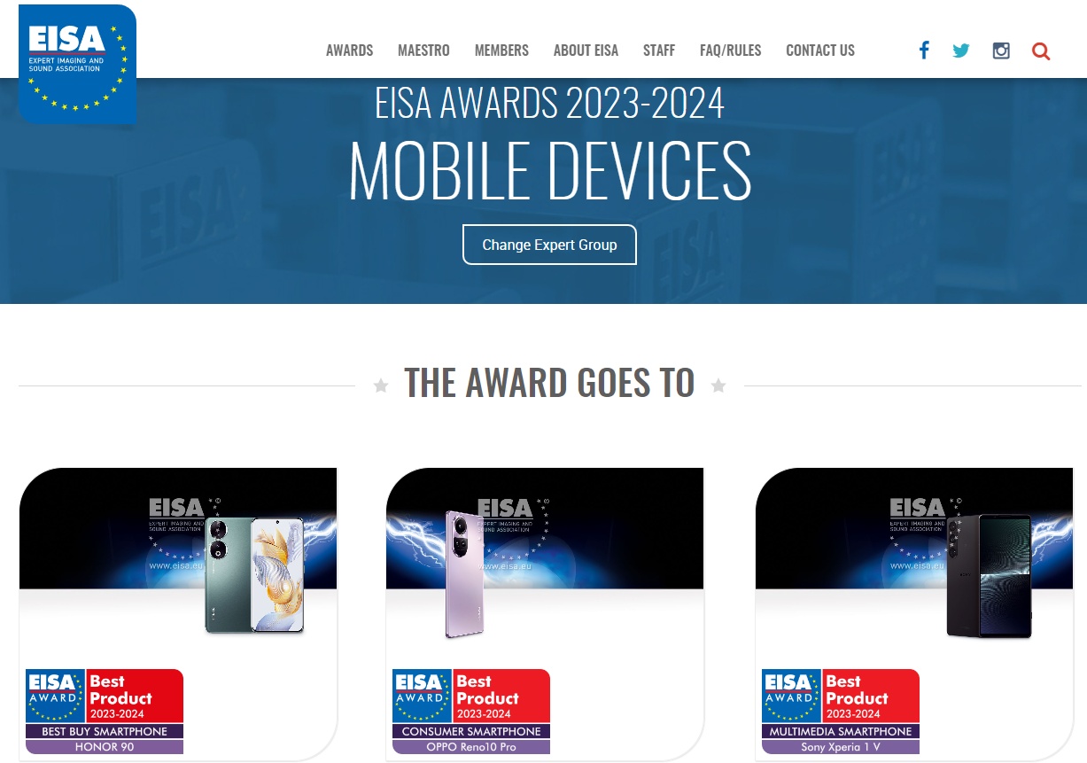 年度最佳手機、耳機不是蘋果也不是三星，EISA 評選揭曉！