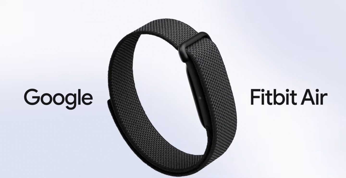 無螢幕 AI 手環登場！Google Fitbit Air 主打一週長續航　Gemini 健康教練隨身陪練