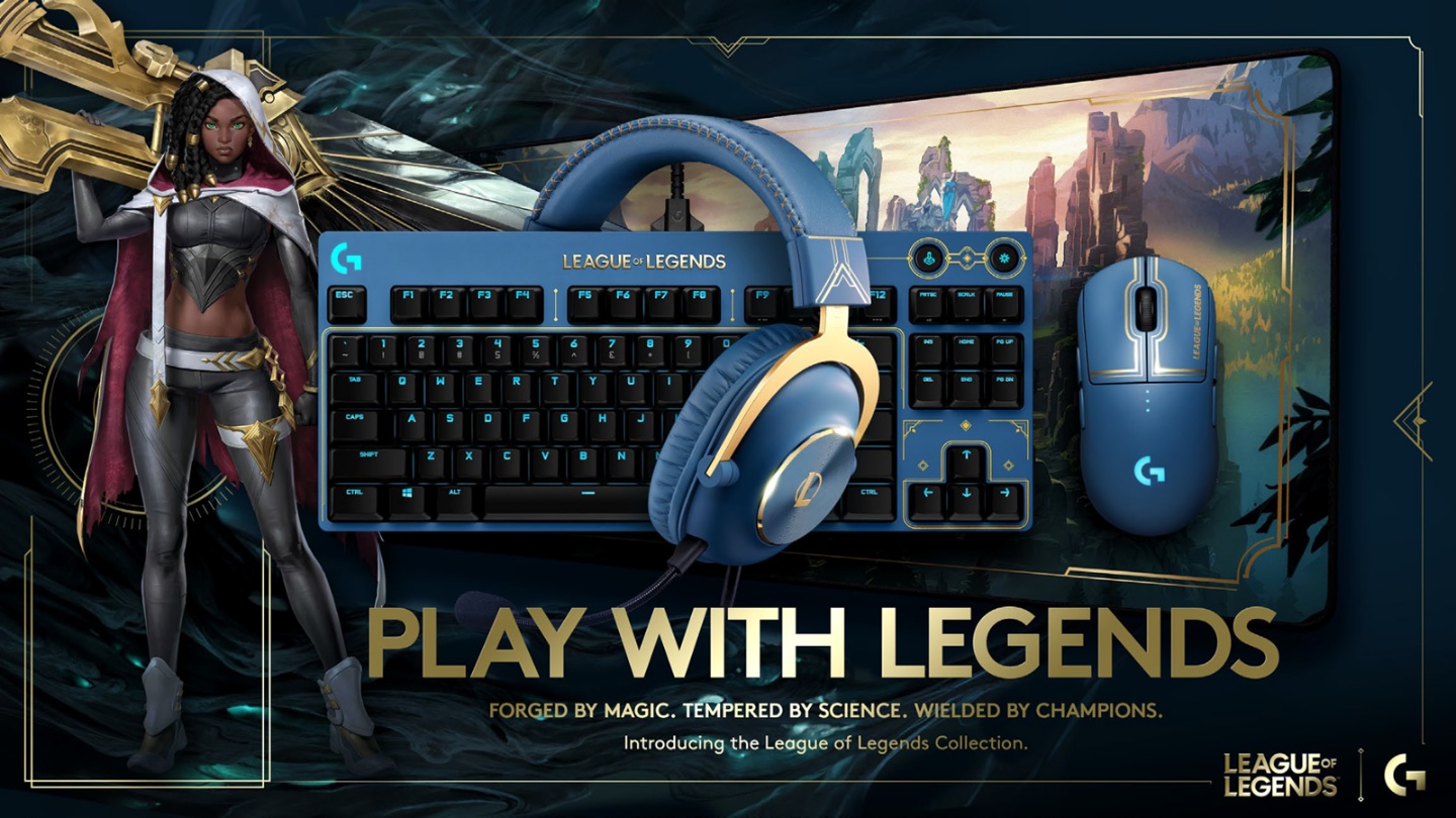 Logitech G 推出《英雄聯盟》限量聯名周邊！鍵盤、滑鼠、耳機、滑鼠墊通通都有