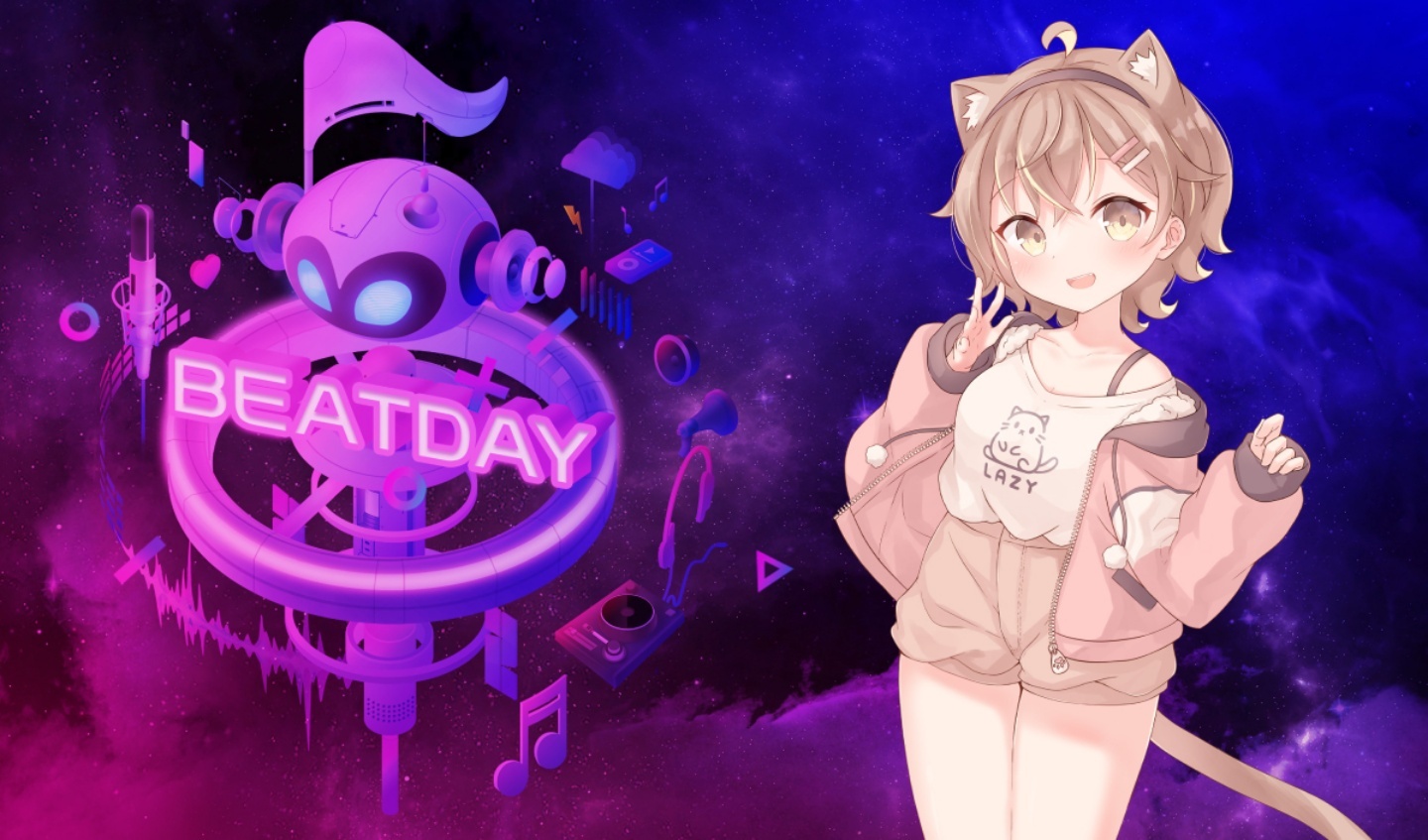 BEATDAY 升級為開放式平台！將與 VTuber 杏仁咪嚕攜手打造 6D Live Show