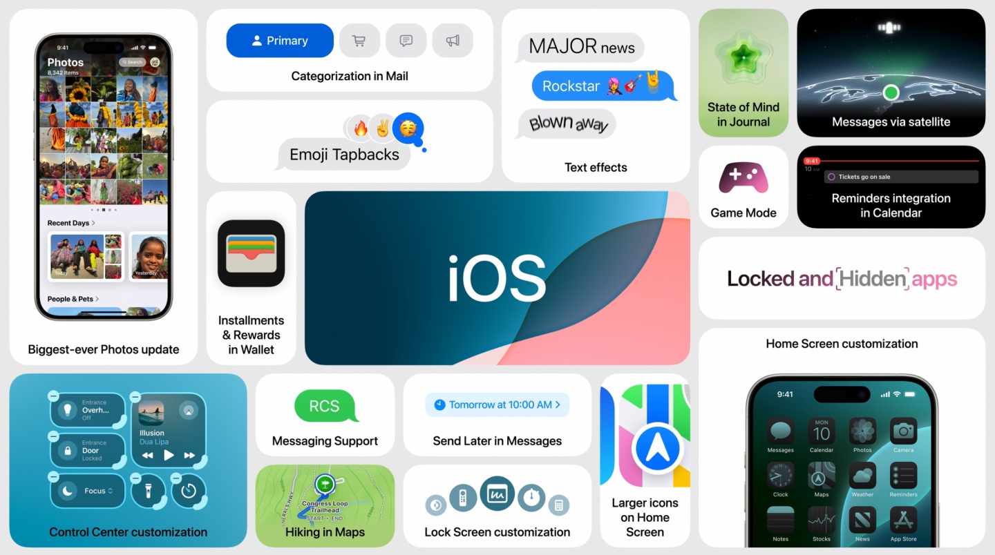 iOS 18 / iPadOS 18 可升級機型一次看！加映：能使用 Apple Intelligence 的蘋果裝置清單