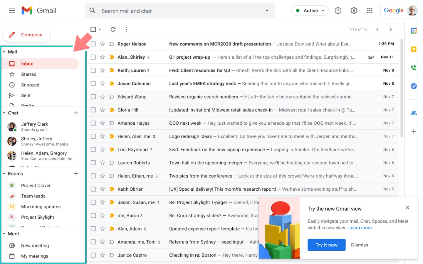 Gmail 網頁版推出更新！新增功能列表 讓介面變得更簡潔 