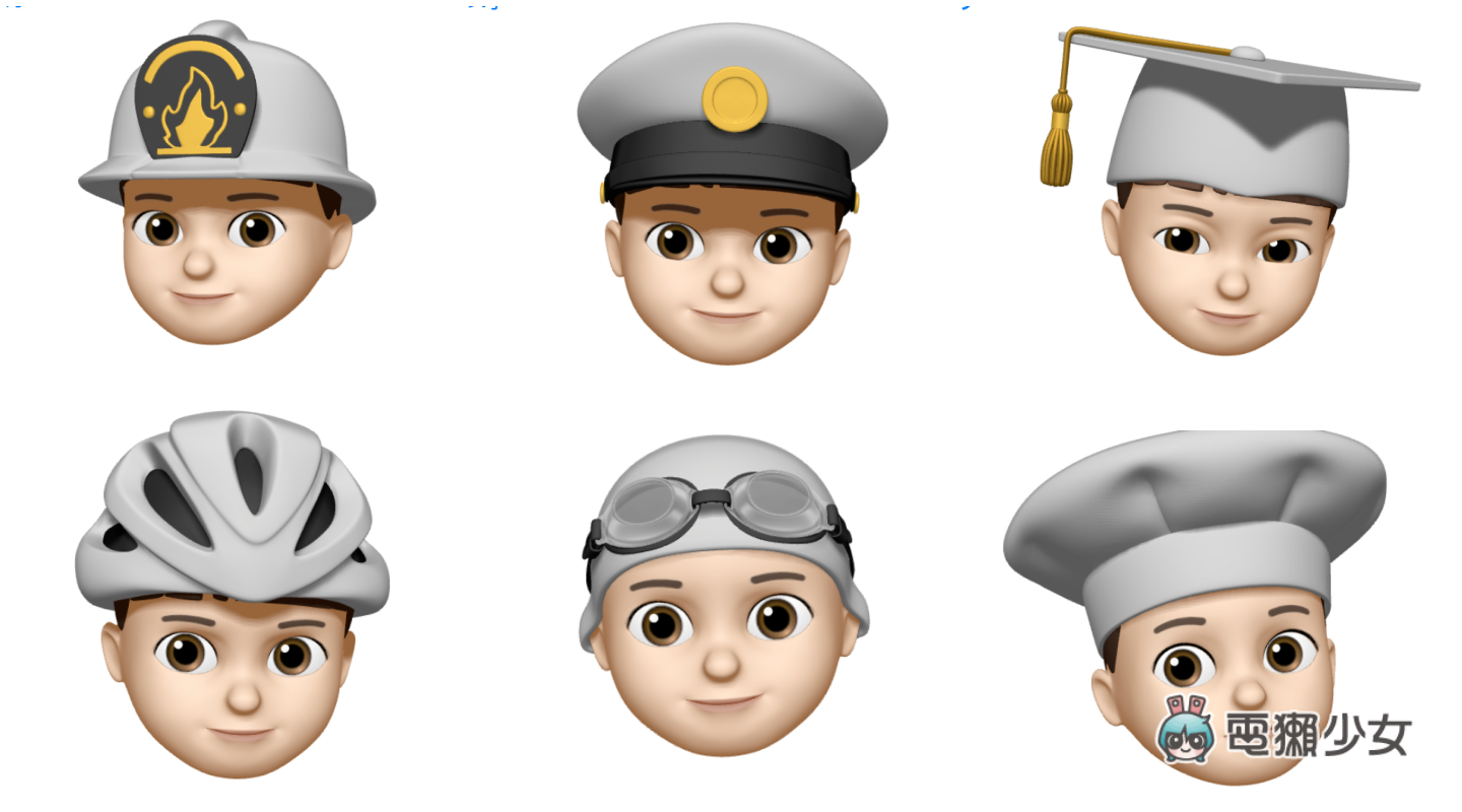 iOS 14 Memoji 更新整理！可以戴口罩！年齡、髮型、頭飾選擇都變多！還新增三款超可愛動態貼圖