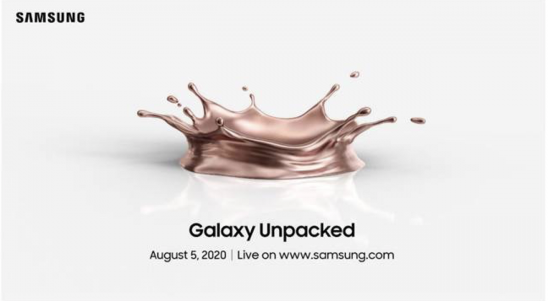 Samsung Galaxy Note 20 敲定發表會日期！沒意外真的會有古銅新色