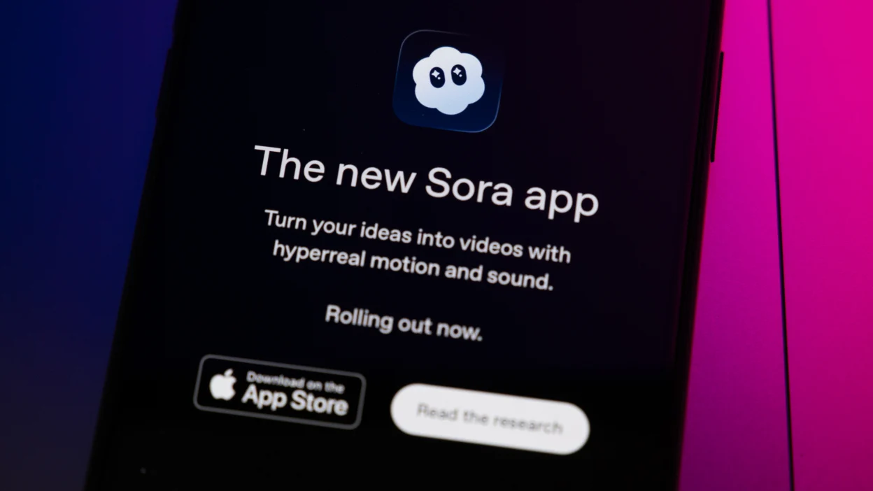 Open AI 旗下 Sora App 上線就爆紅 霸榜 App Store 前三名 下載量超過 16.4 萬次 直逼 ChatGPT、Gemini