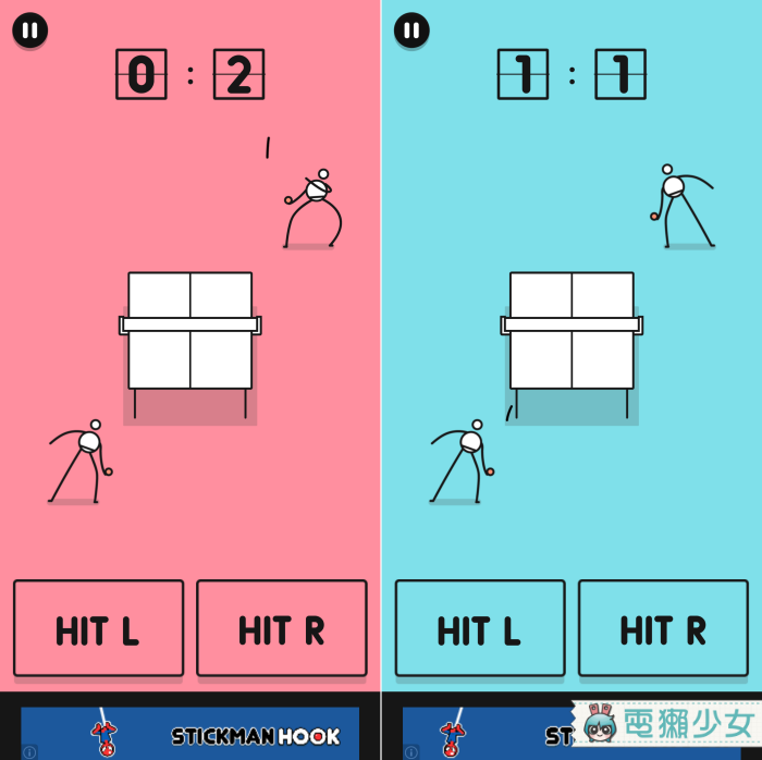 等你具備耐心、專注度跟良好的反應能力 再來挑戰『 Ping Pong King 』Android / iOS