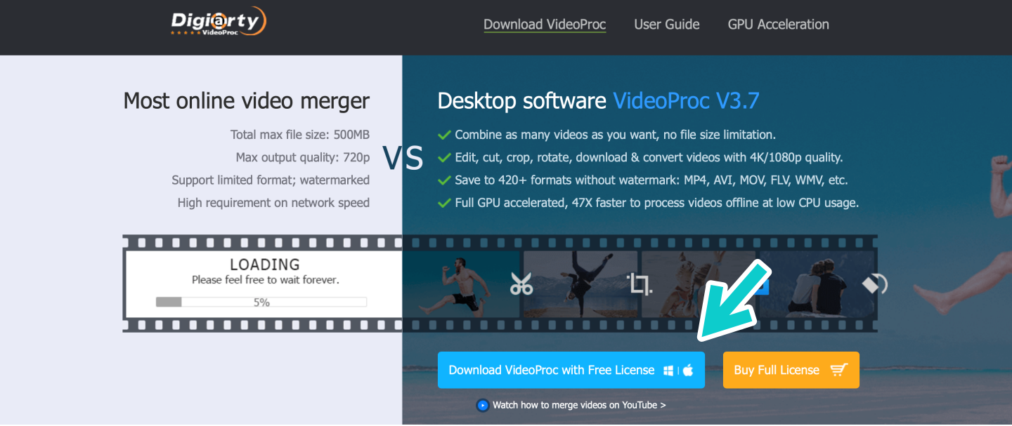 『 VideoProc 』影音處理軟體限時免費！YouTube、Instagram、Facebook 影片都可以下載！