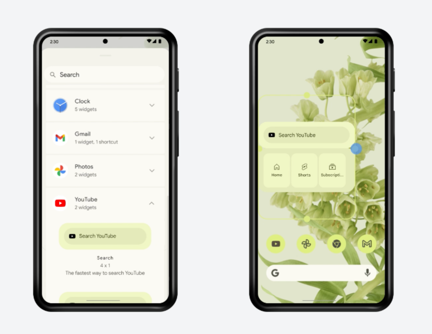 Android 迎來功能更新！Google 相簿新增『 美術拼貼 』、終於可把 YouTube 加入桌面小工具中啦