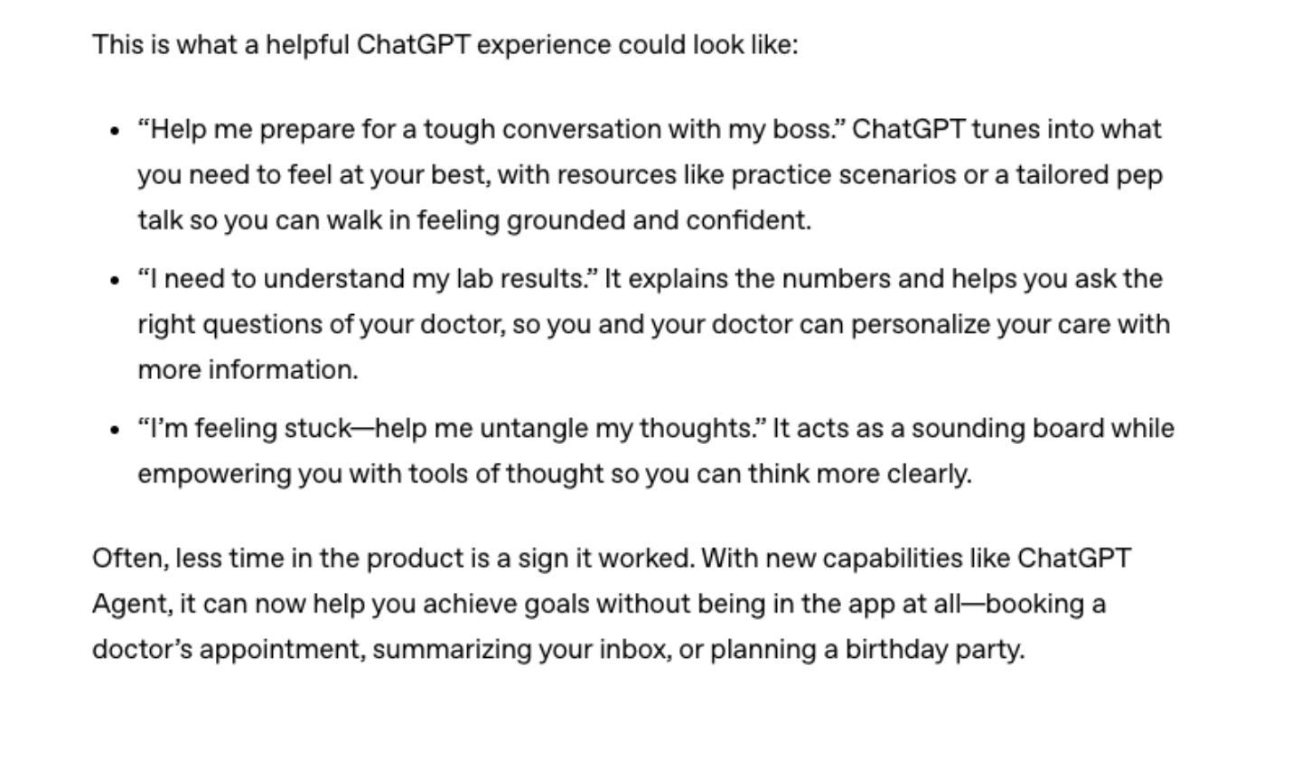 ChatGPT 現在會提醒你要休息啦！