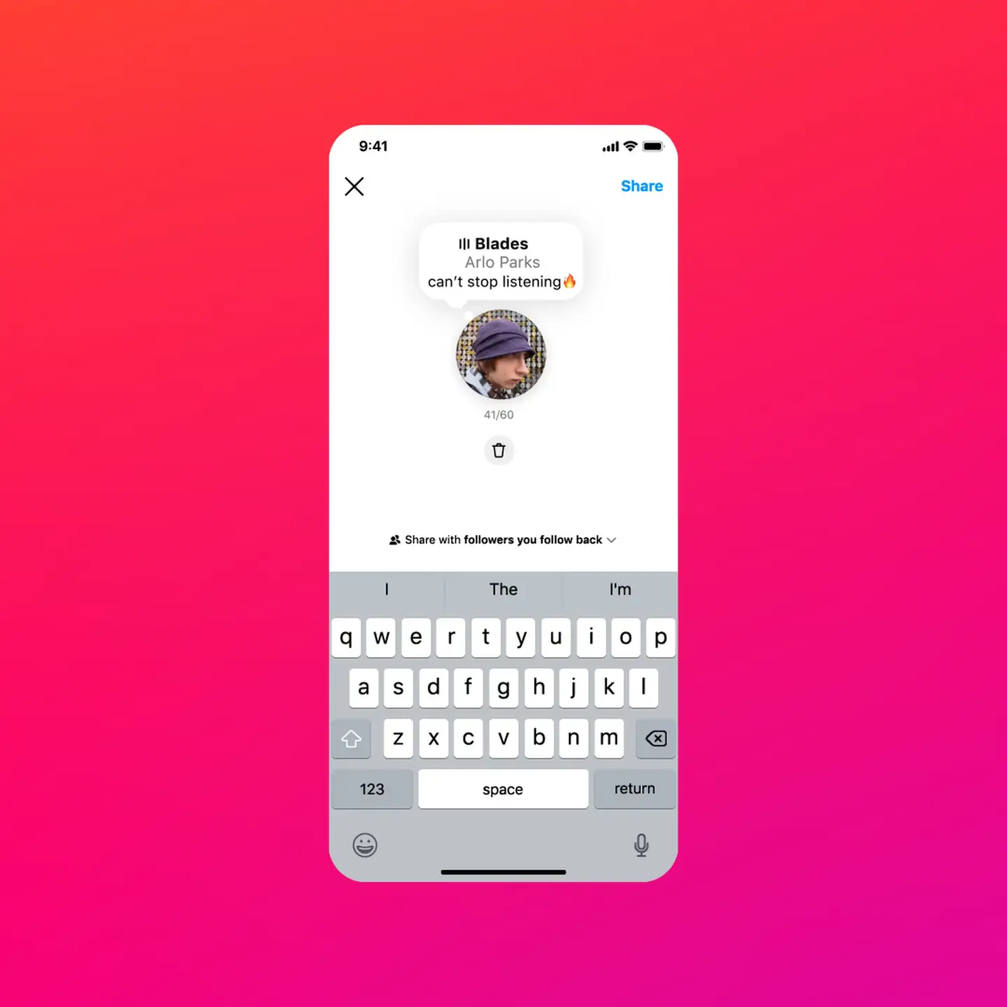 Instagram 便利貼新功能！未來可直接分享你正在聽的音樂