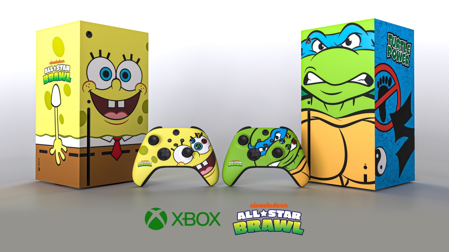 微軟推出海綿寶寶 ＆ 忍者龜的 Xbox Series X 主機和手把！外觀超吸睛但只送不賣